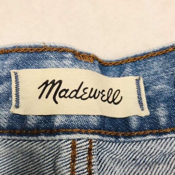 MADEWELL 90s Straight Jean Men 32(34x32) Faded Light Wash Blue Coastal Cowboy - Picture 11 of 16